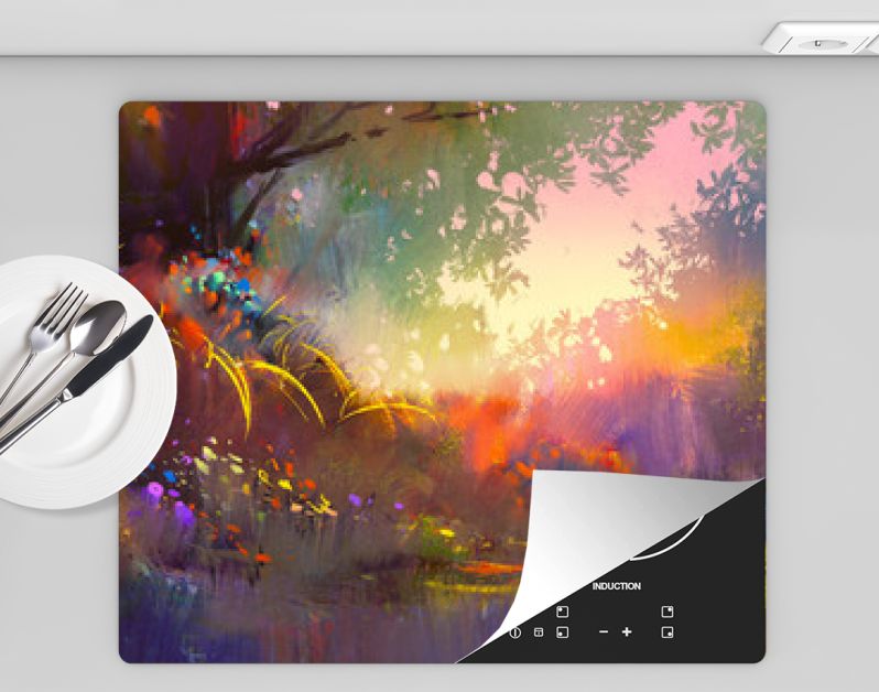 kleurrijke landschapsschilderkunst