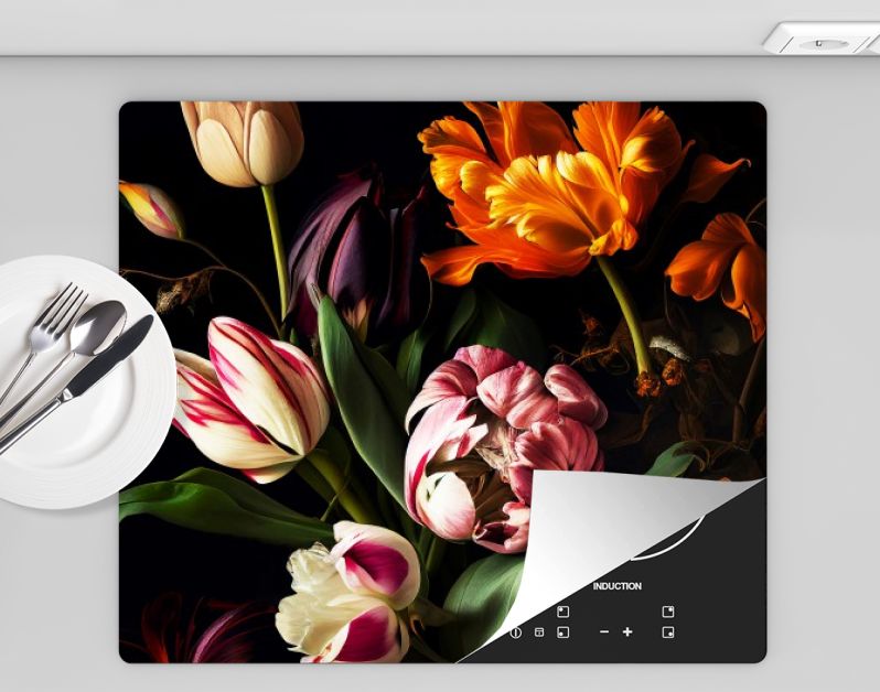 Bloemenpracht Kleurrijke Tulpen