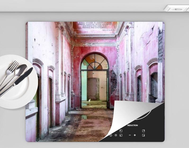 Verlaten Roze Gang in Verval