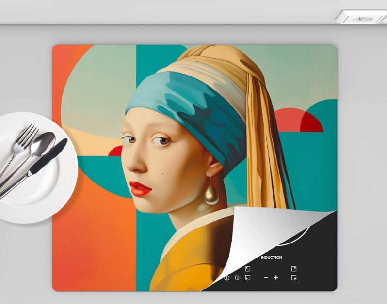 Meisje met parel modern