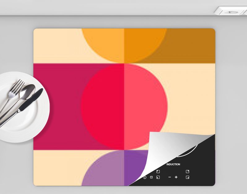 Bauhaus kunst grafisch ontwerp voor moderne abstracte muurkunst, poster, kunstdruk, Scandinavisch, canvas, lijst en woondecoratie