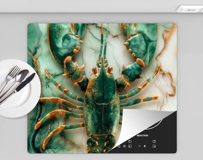 Lobster marble green jade