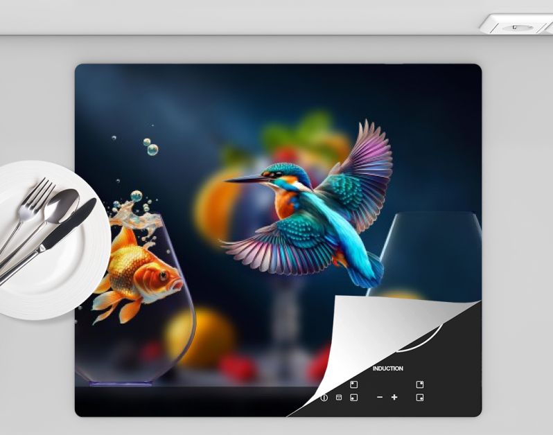 Kingfisher and Goldfish