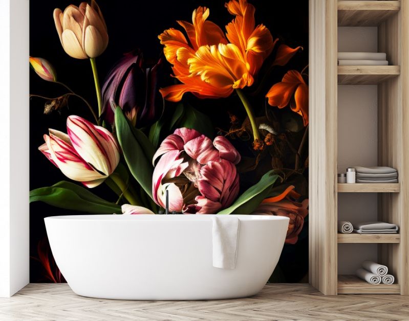 Bloemenpracht Kleurrijke Tulpen