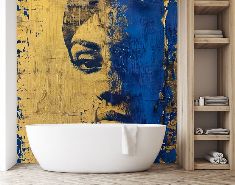 Golden glamour retro starlet