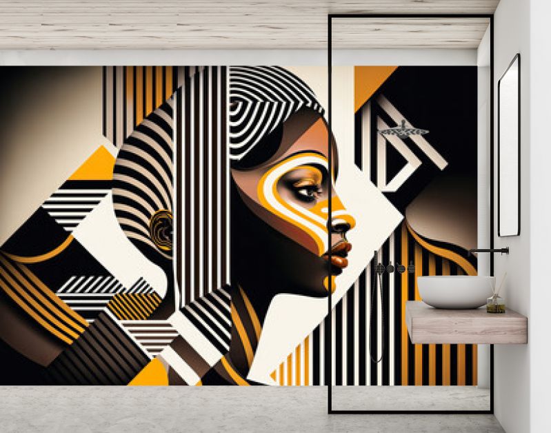 Black History Month, ontwerp, achtergrond, afbeelding. Generatieve AI