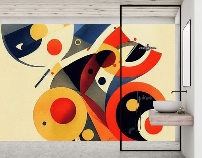 abstracte achtergrond geometrische illustratie vormen textuur behang patroon geometrie kunststijl digitaal decoratief kunstwerk