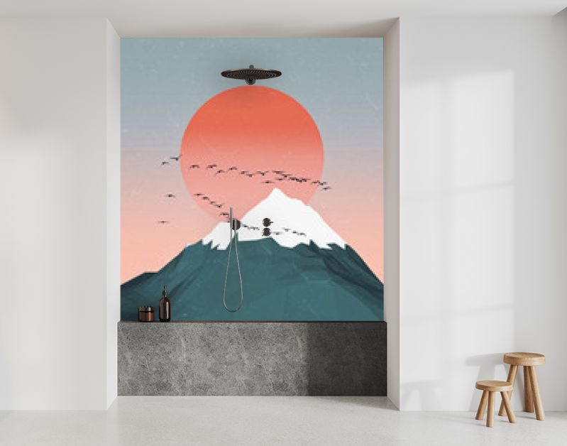 Minimaal bergenkunstwerk