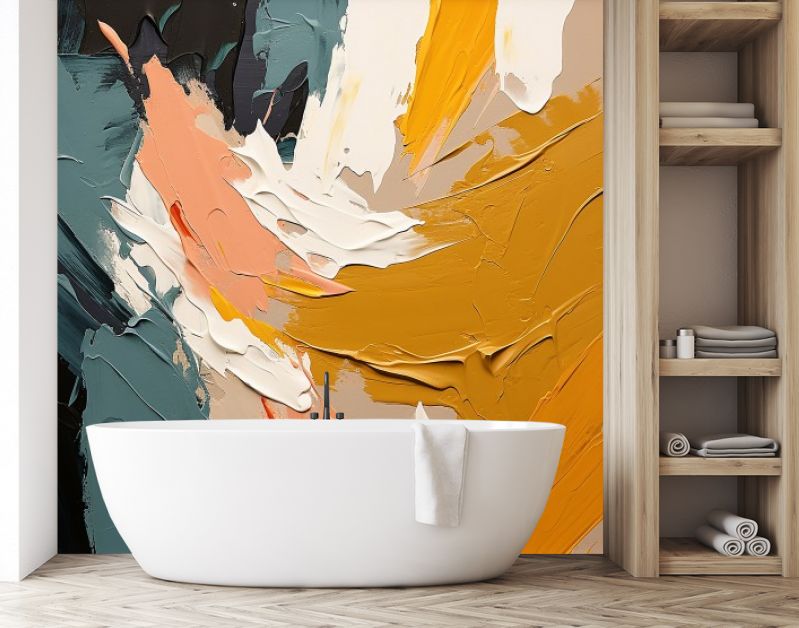 Beeldhouwen met Kleur Het Gedurfde en Sierlijke Actieschilderij