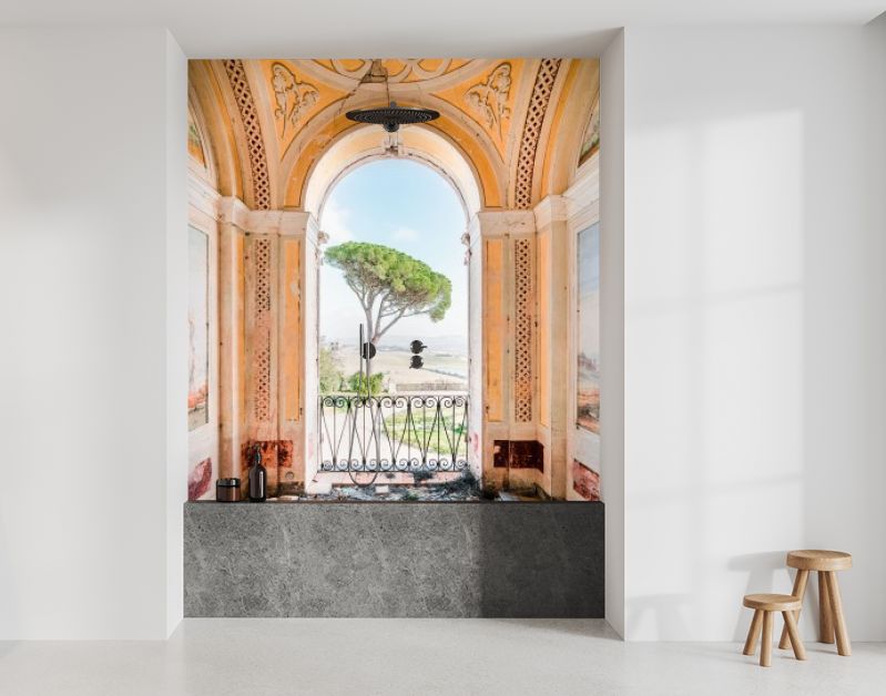 Balkonzicht Italiaanse Villa