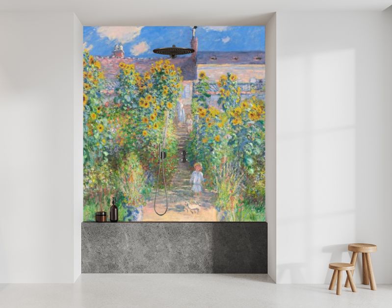 The Artist's Garden at Vétheuil (1881) 