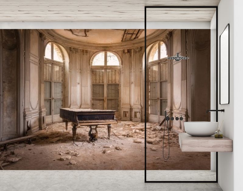 Kasteelkamer met Piano