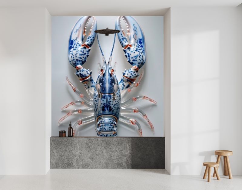 Glass lobster DelftBlue