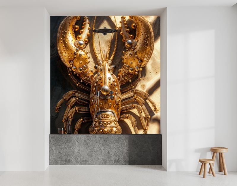 Golden beach lobster