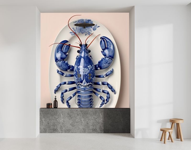 LobsterLuxe DelftBLue Plate