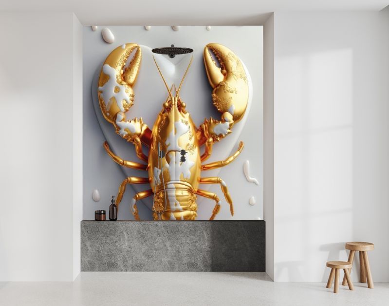 LobsterLuxe GoldenLobster WitHeart