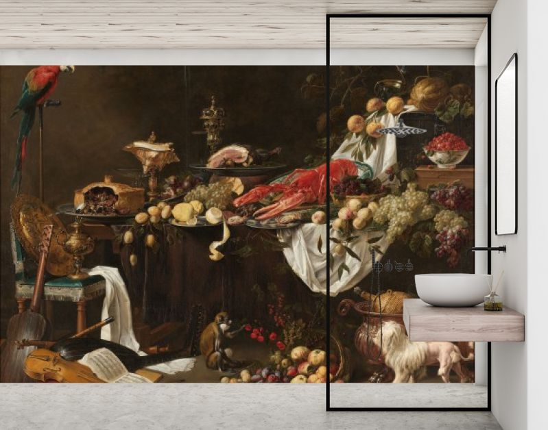 Pronkstilleven, Adriaen van Utrecht, 1644 