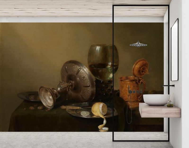 Stilleven met vergulde bierkan, Willem Claesz. Heda, 1634