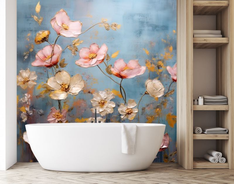 Floating floral harmony