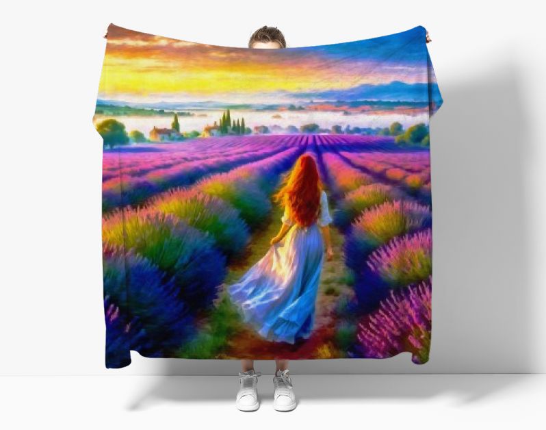 Lila Lavendel - Vrouw in de Lavendel