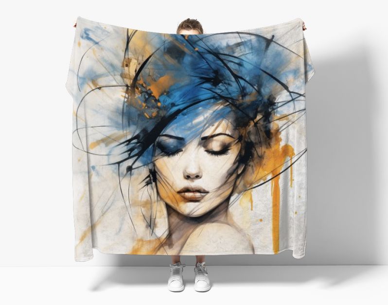 Watercolor headpiece