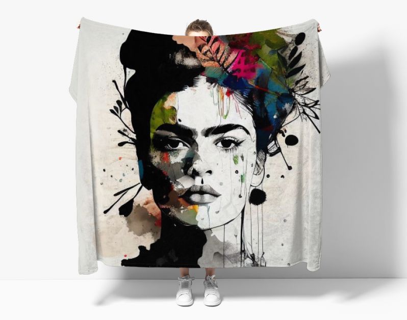 Black & White with Flower Colour Splash