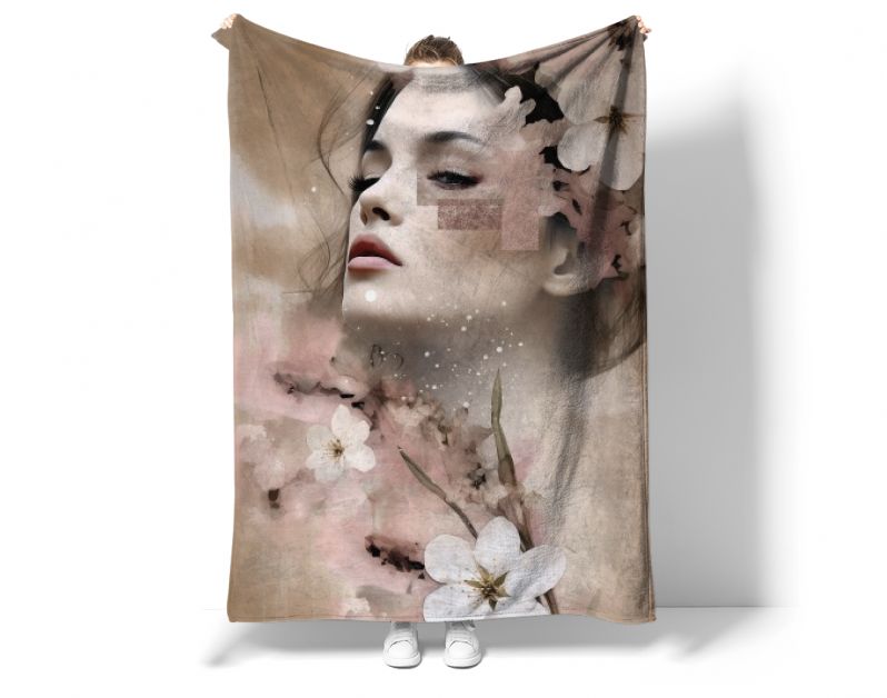 Cherry blossom woman