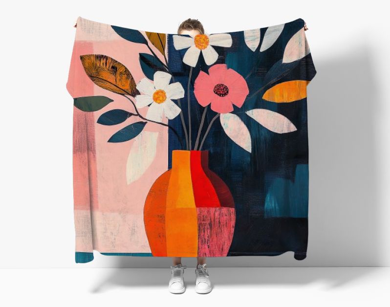 Abstract flower bouquet