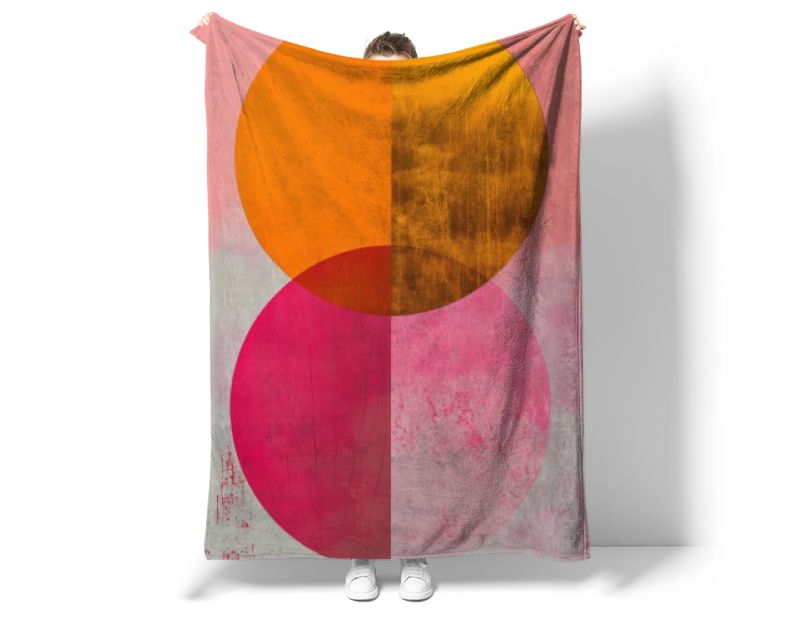 Pink gold and orange C