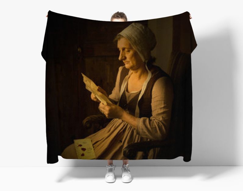 Rembrandt portret van lezende vrouw