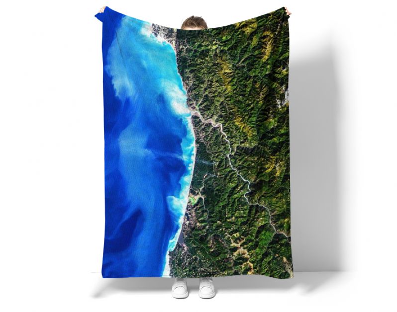 Redwood National Park. Original from NASA.