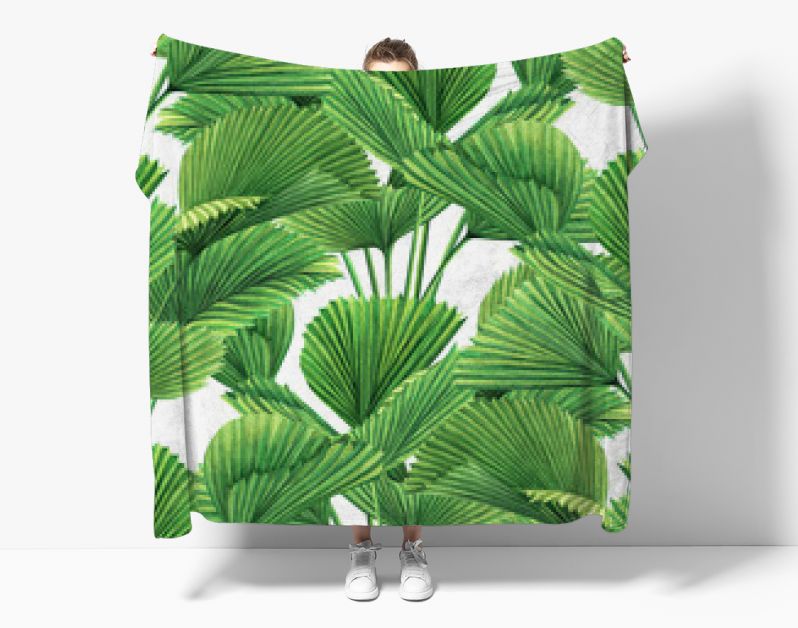 Watercolor painting coconut,palm leaf,green leaves seamless pattern background.Watercolor hand drawn illustration tropical exotic leaf prints for wallpaper,textile Hawaii aloha jungle style pattern.