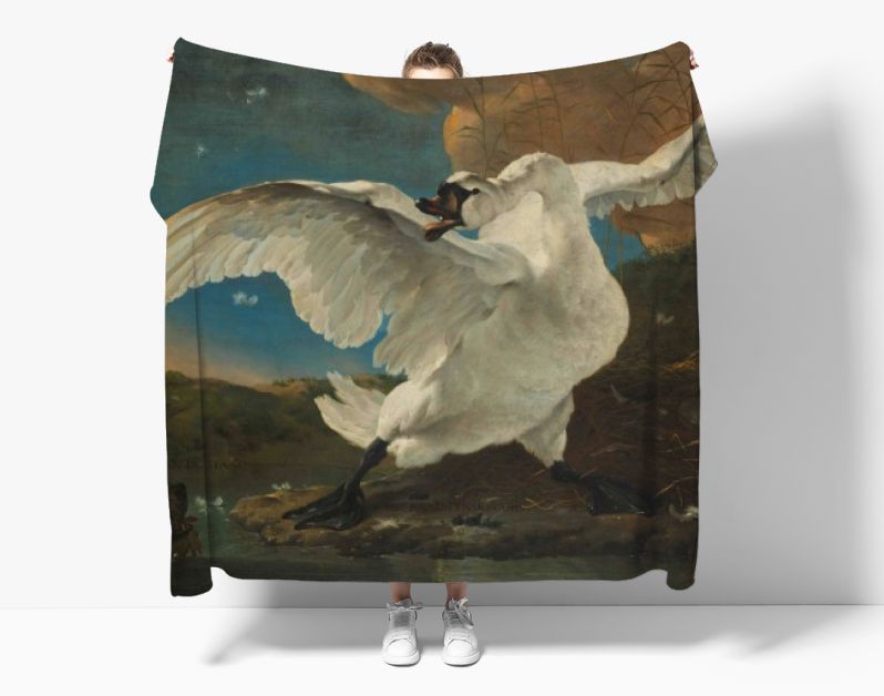 De bedreigde zwaan, Jan Asselijn, ca. 1650