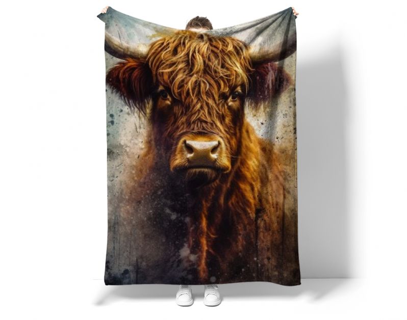 Schotse Hooglander portret