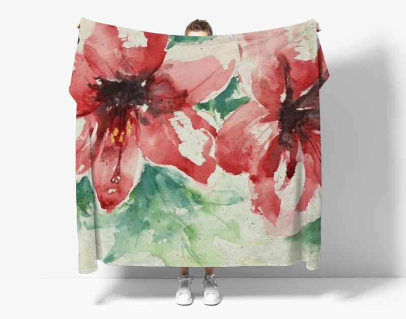 Grote rode amaryllis bloemen