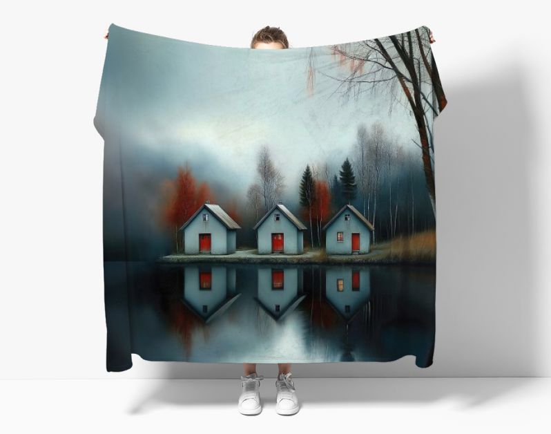 Huisjes aan het meer