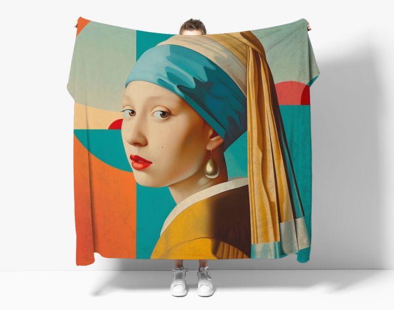 Meisje met parel modern