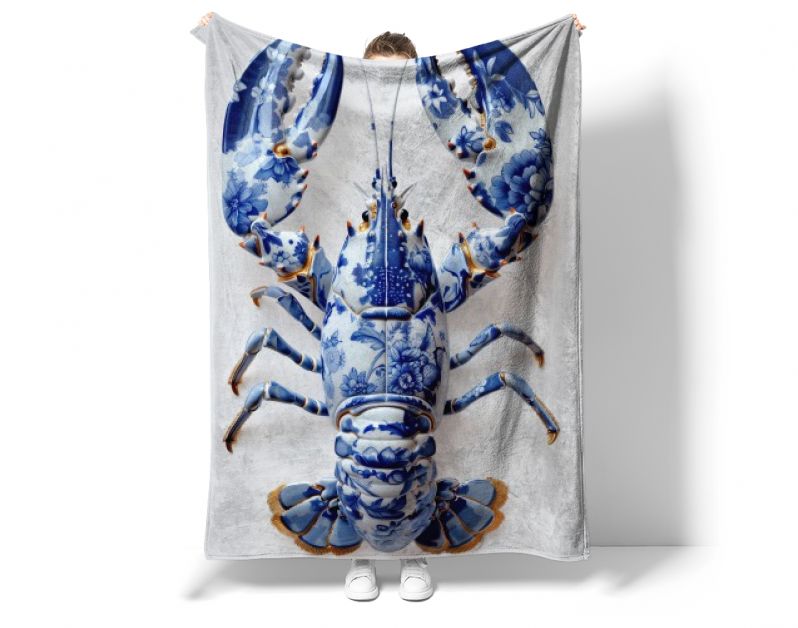 Delft Blue Flower Lobster