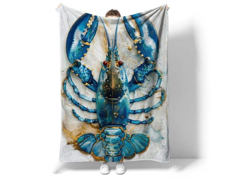 Lobster blue ink