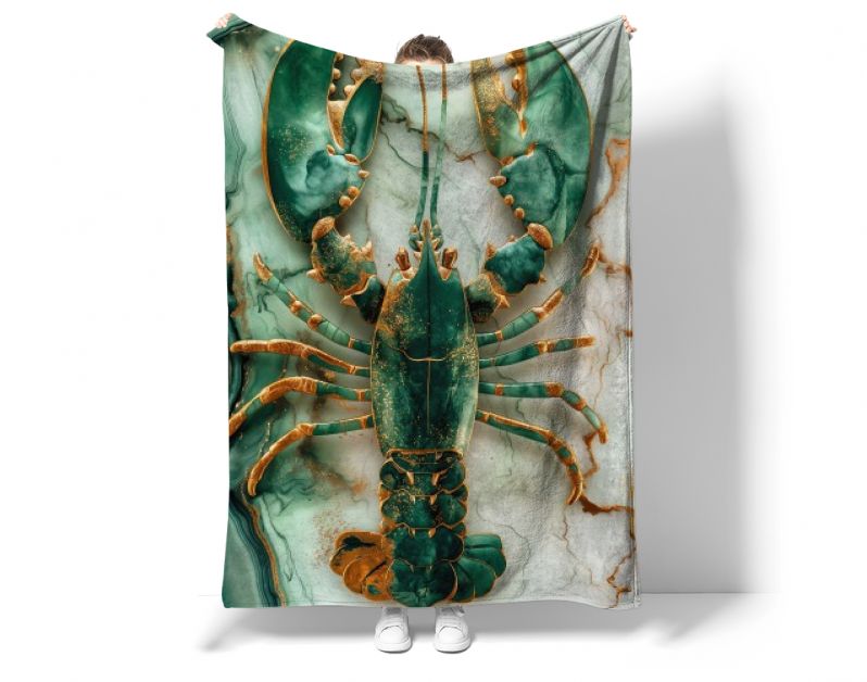 Lobster marble green jade