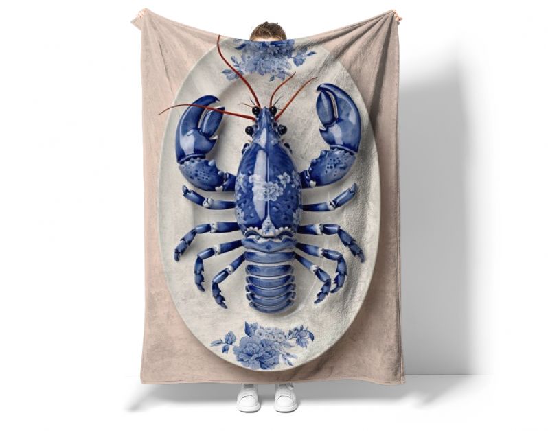 LobsterLuxe DelftBLue Plate