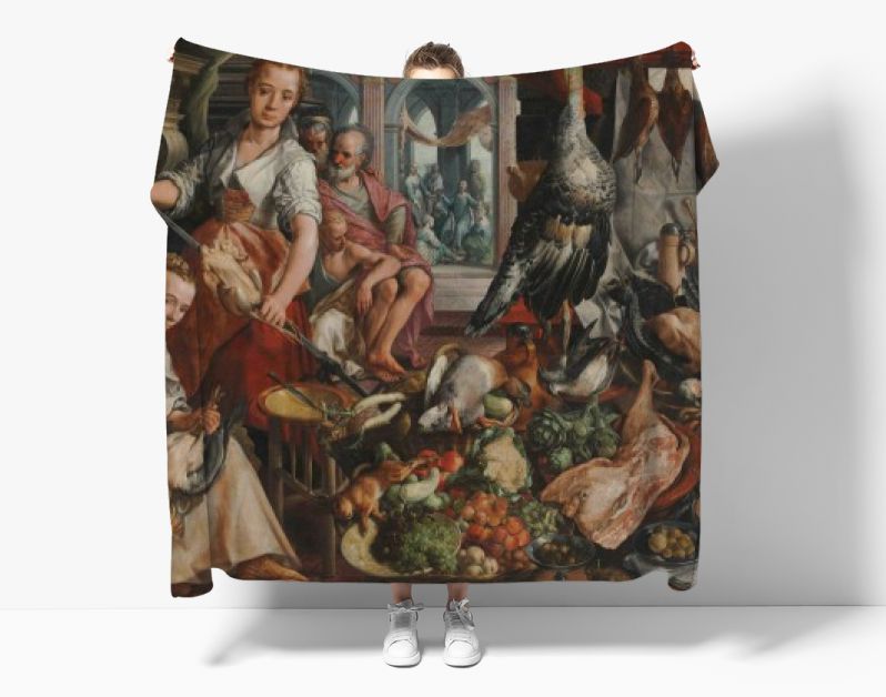 De welvoorziene keuken, Joachim Bueckelaer, 1566