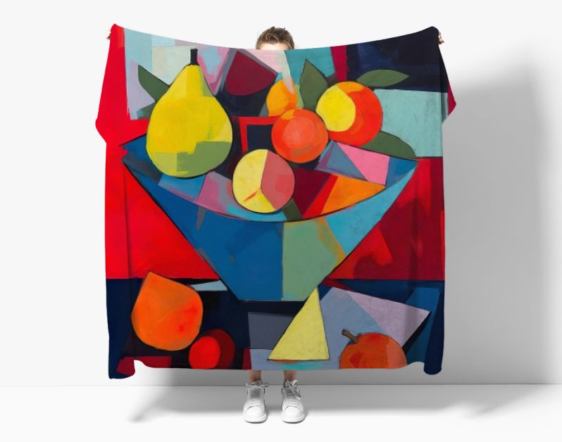 Kubistische fruitschaal