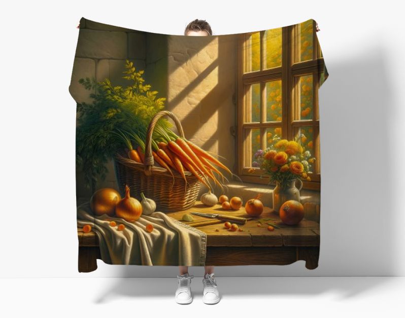 Uit de moestuin vroeg in de morgen