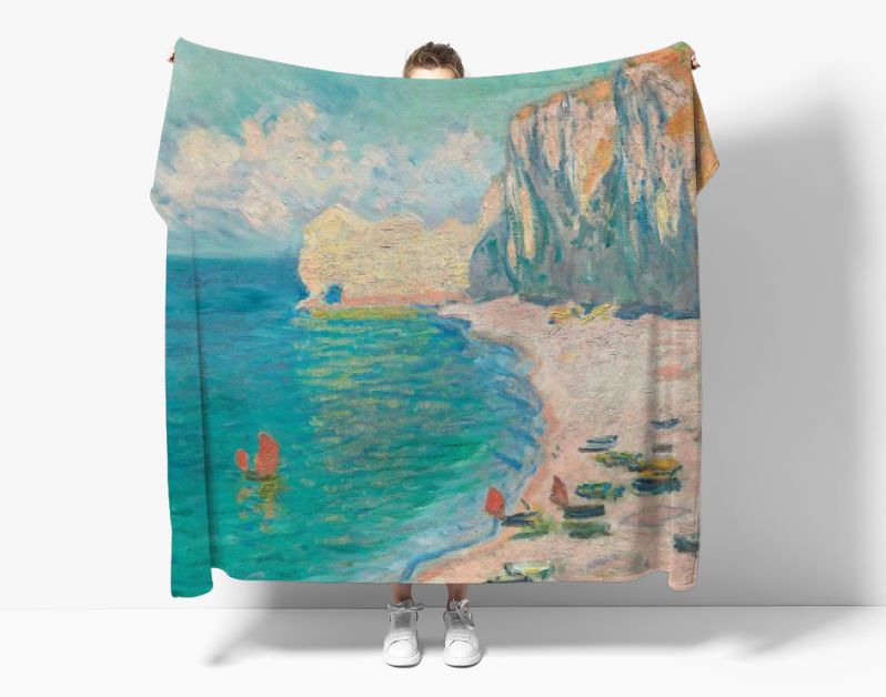 The Beach and the Falaise d'Amont (1885)